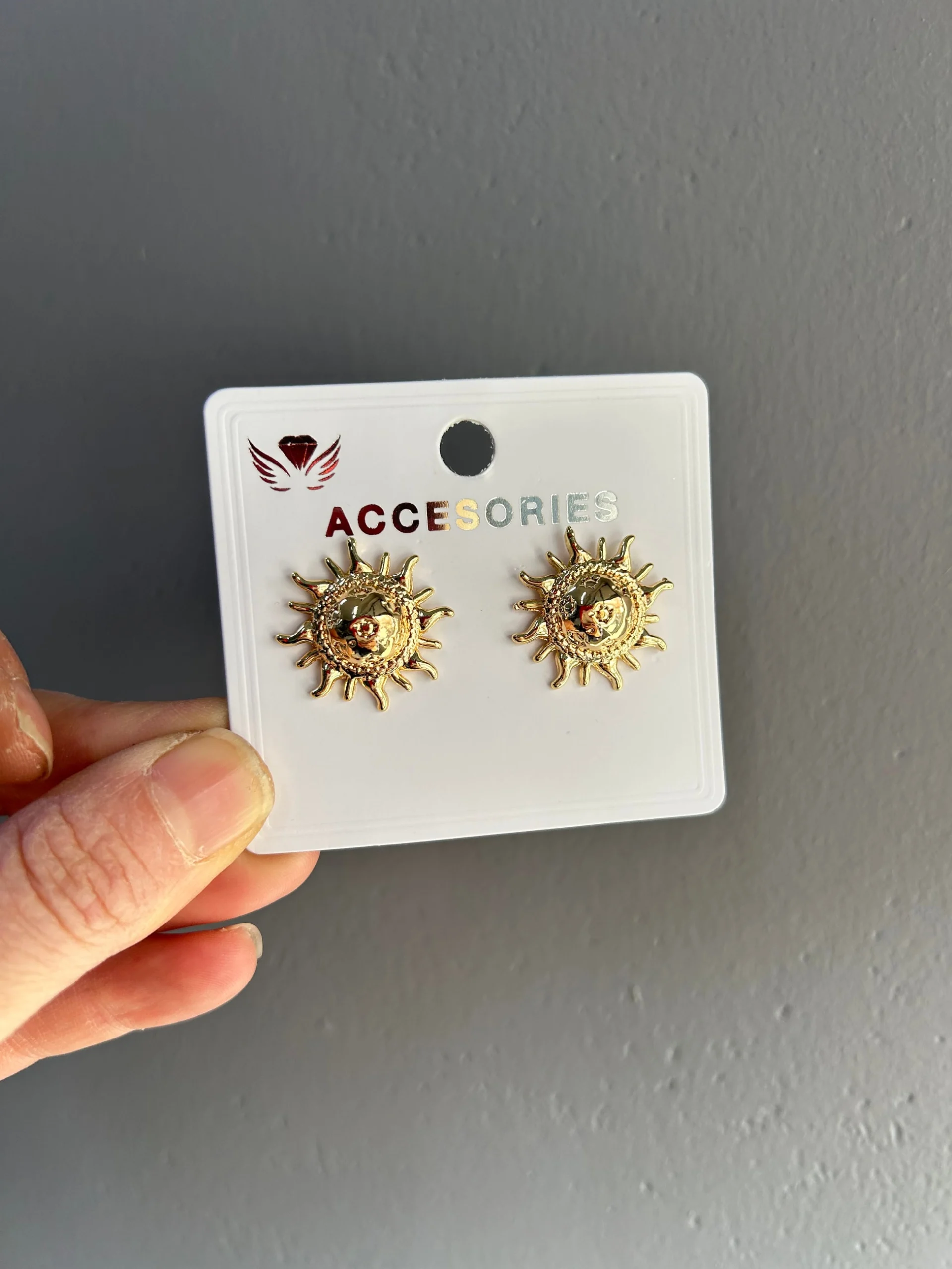 Gold Bombe Güneş Küpe Gold Bombe Güneş Küpe - Görsel 1