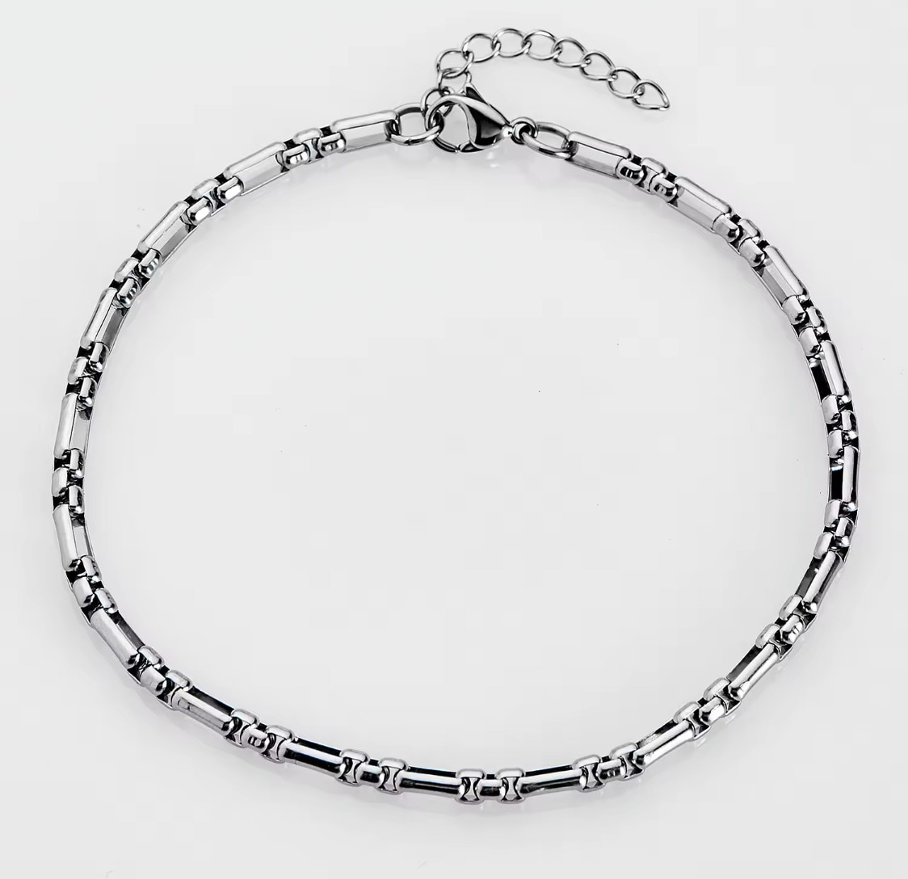 Çelik Erkek Uzun Ataçlı Zincir Bileklik Çelik Erkek Uzun Ataçlı Zincir Bileklik - Görsel 1