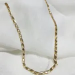 Unisex Altın Renk Kral Zincir Kolye