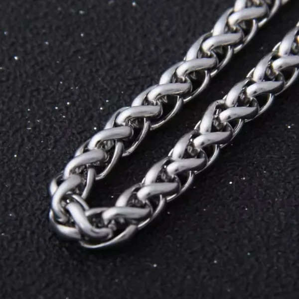 Çelik Erkek Dolma Zincir Kolye 50 cm