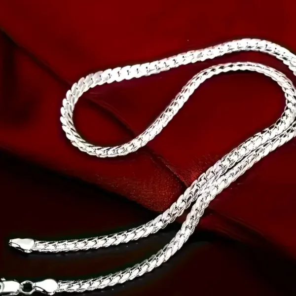 Erkek Çelik Sık Arpa Kolye 55 cm