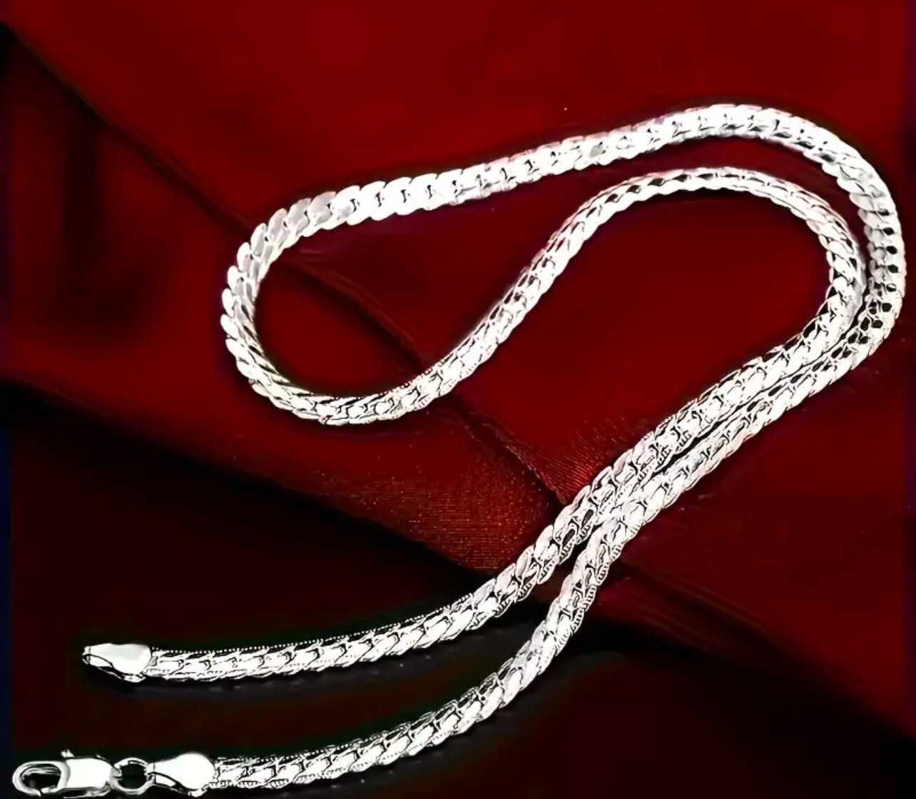 Erkek Çelik Sık Arpa Kolye 55 cm Erkek Çelik Sık Arpa Kolye 55 cm - Görsel 1