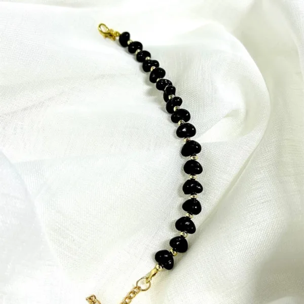 Kadın Siyah Renk Barok Inci Vip Bileklik