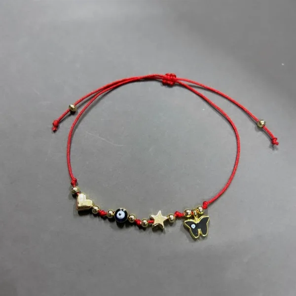 Kırmızı İp Şanş Bilekliği