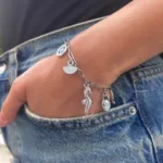 Çelik Gümüş Renk Deniz Atı Bileklik