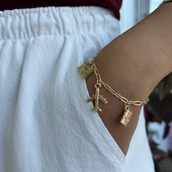 Vip Uçak Charm Bileklik