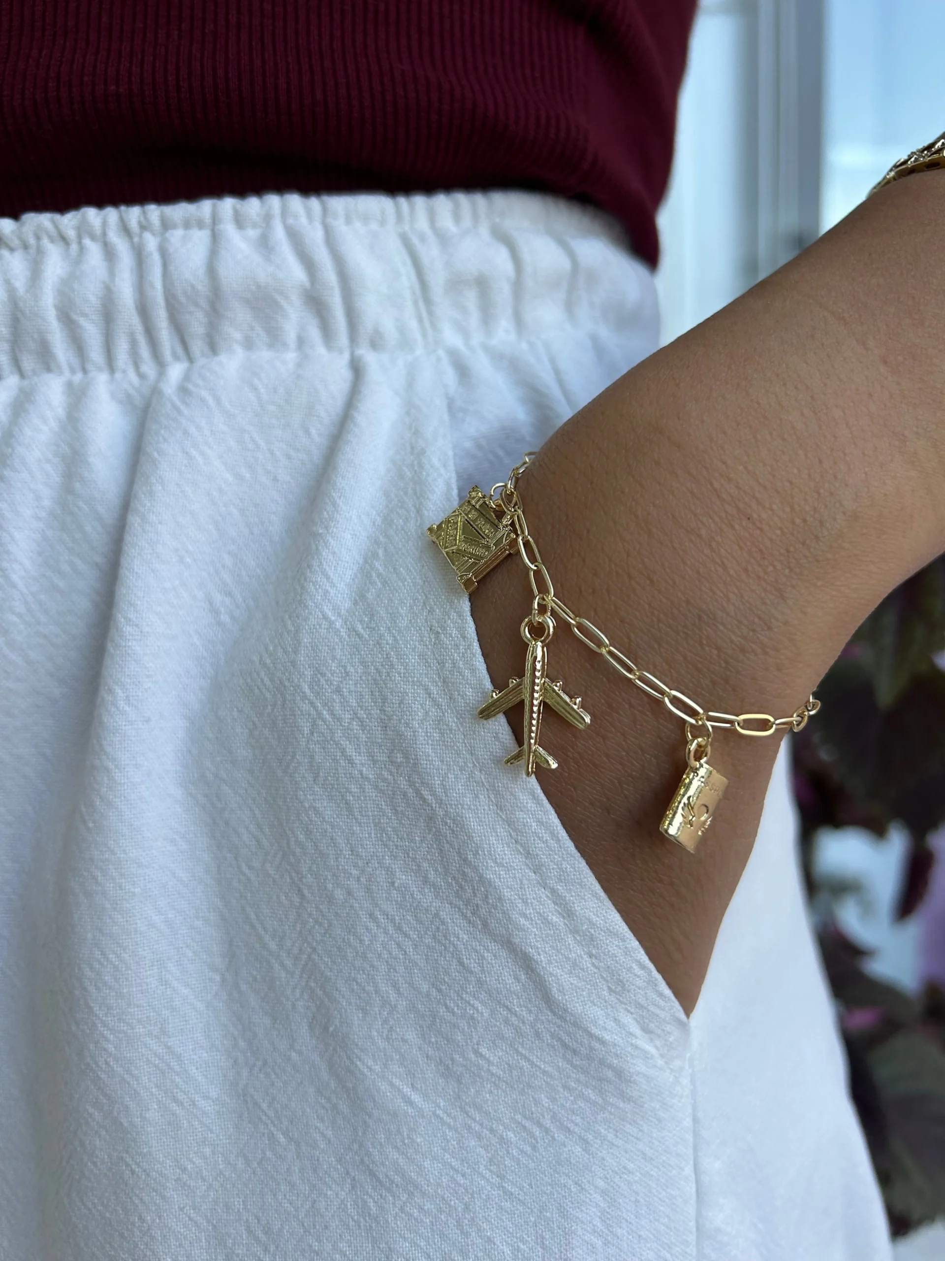 image_1950 Vip Uçak Charm Bileklik - Görsel 1