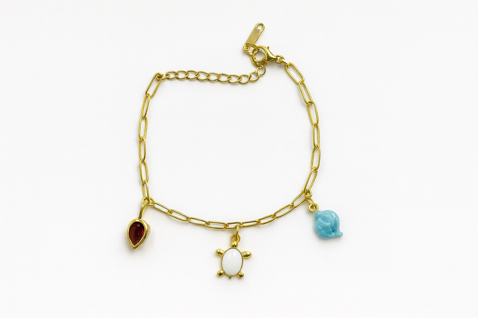 image_1950 Çelik Kaplumbağa Charm Bileklik - Görsel 1