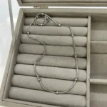 Çelik Gümüş Renk Toplu Yılan Kolye