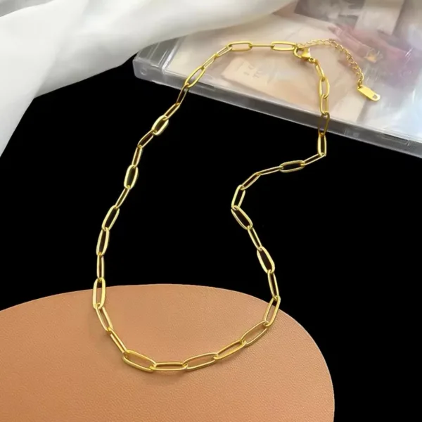 Çelik Ataç Zincir Kolye