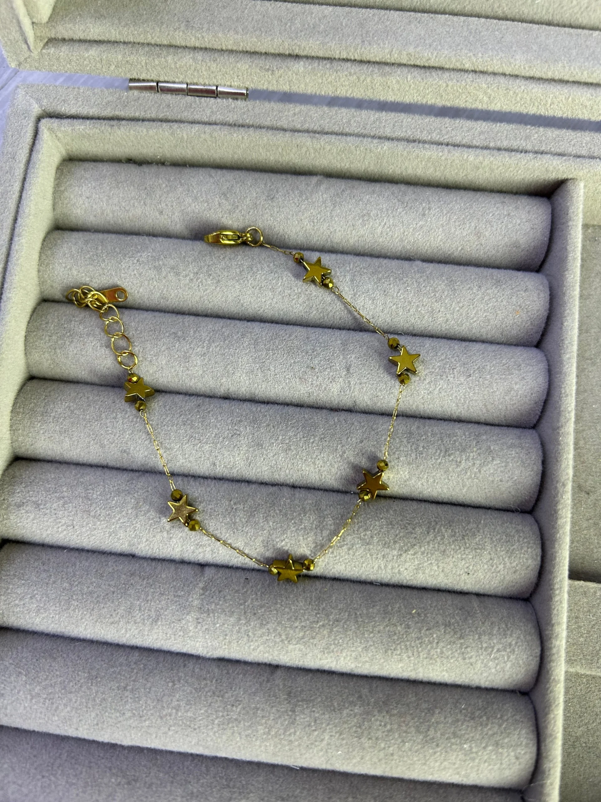 Çelik Minimal Yıldız Bileklik Çelik Minimal Yıldız Bileklik - Görsel 1