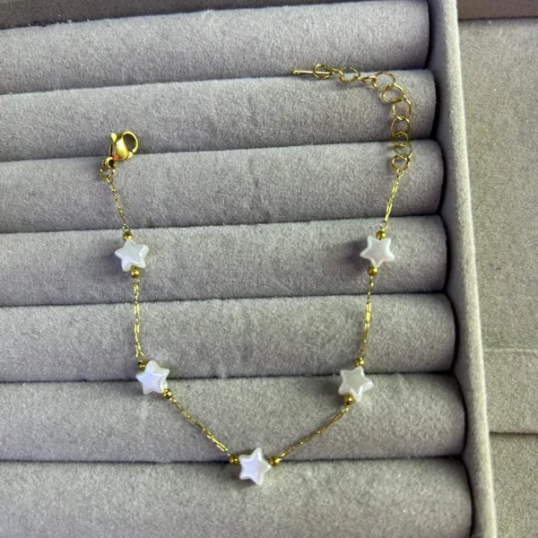 Çelik Sedef Yıldız Bileklik