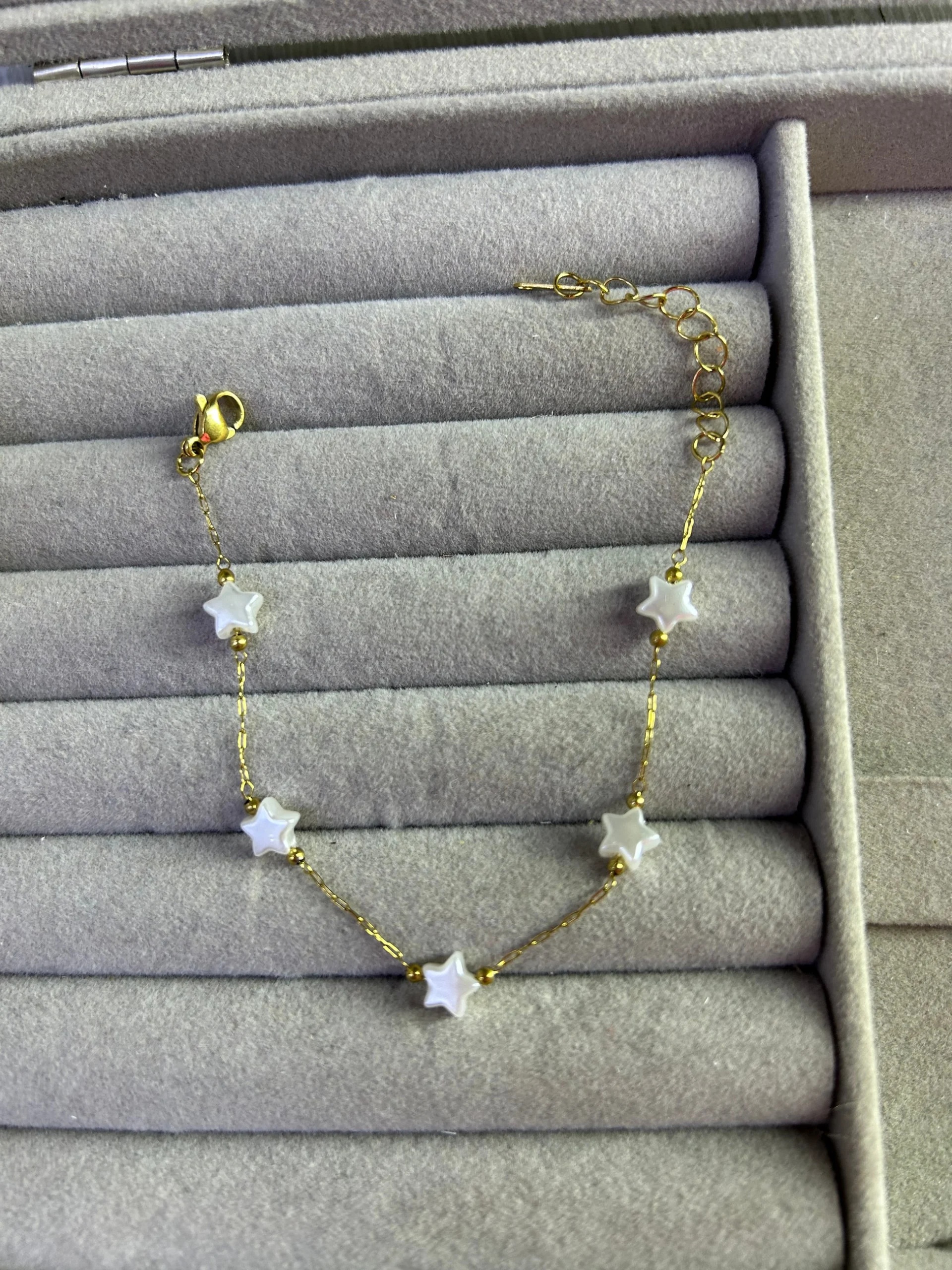 Çelik Sedef Yıldız Bileklik Çelik Sedef Yıldız Bileklik - Görsel 1