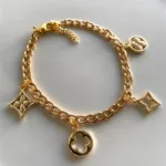 Kadın Altın Renk Yonca Zincir Bileklik