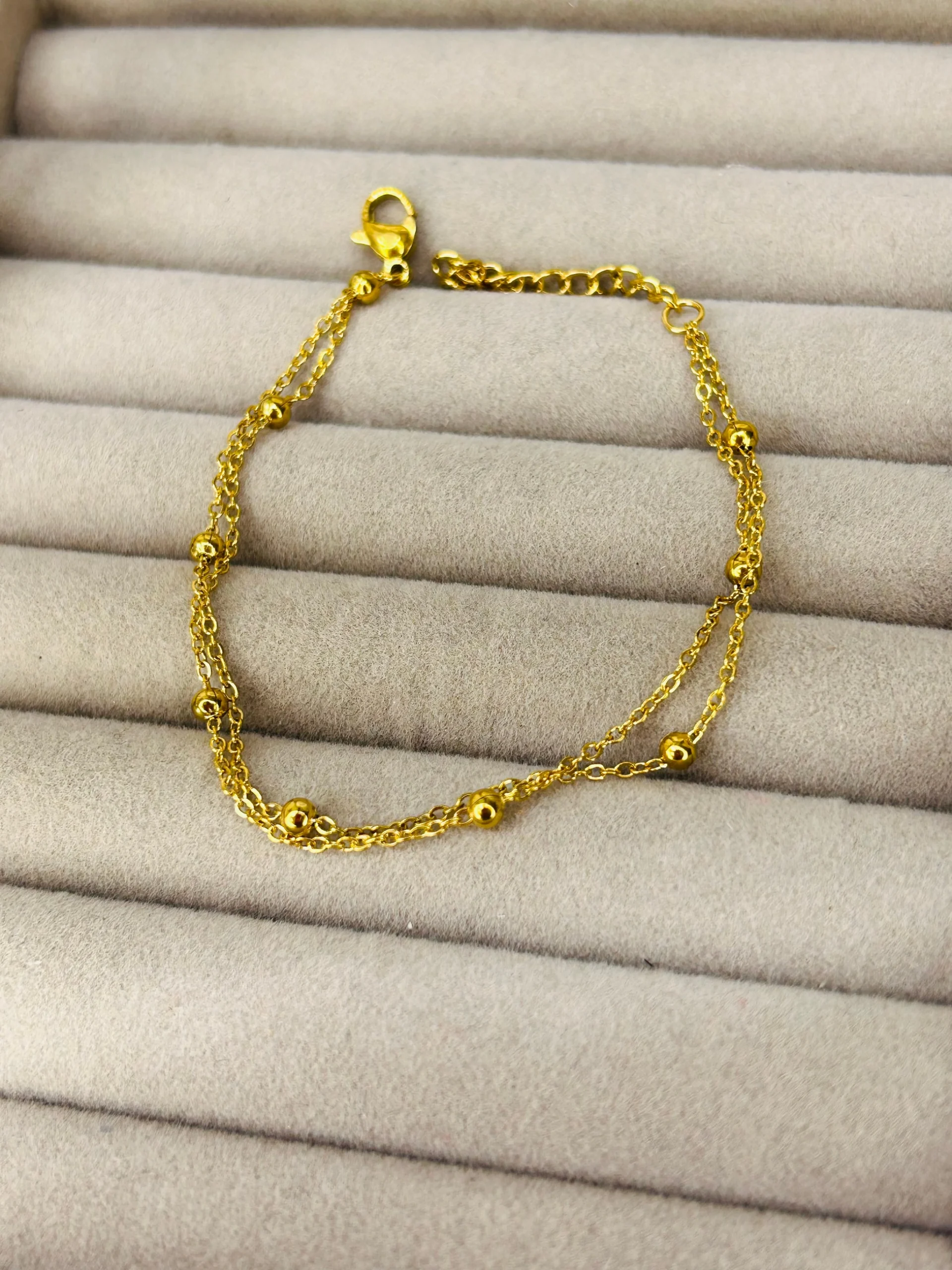 Çelik 2li Top Zincir Bileklik Çelik 2li Top Zincir Bileklik - Görsel 1