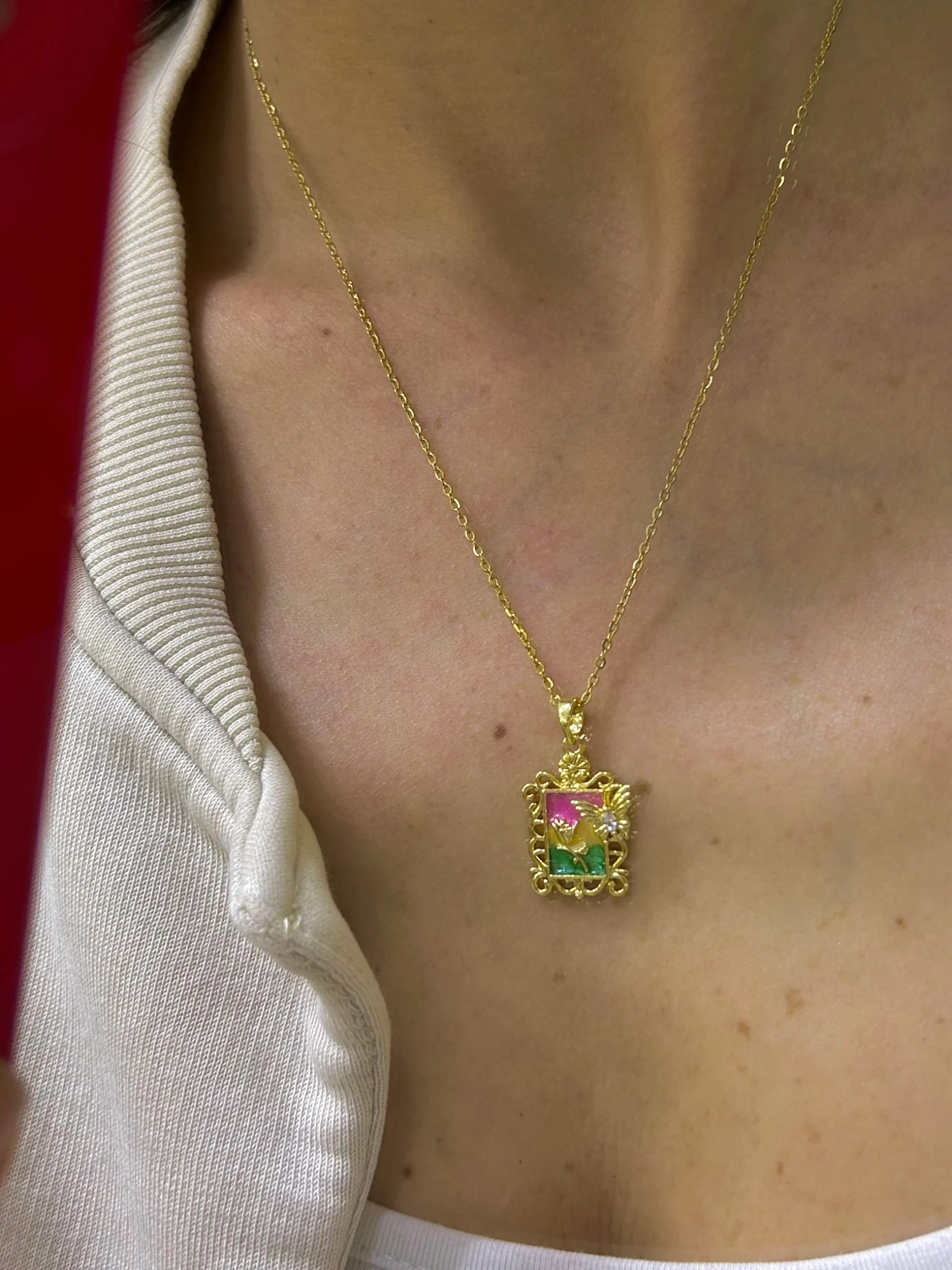 Çelik Vintage Kelebek Kolye Çelik Vintage Kelebek Kolye - Görsel 1