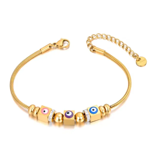 Çelik 3 Nazar Bileklik