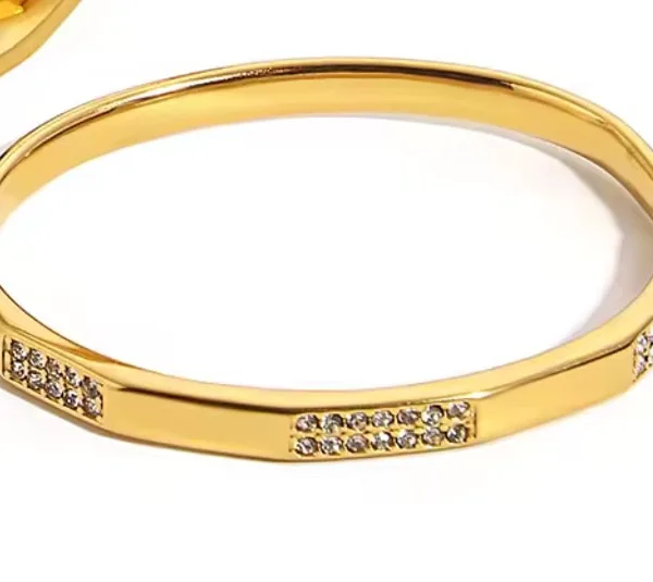 Çelik 3 Sıra Taş Köşeli Kelepçe