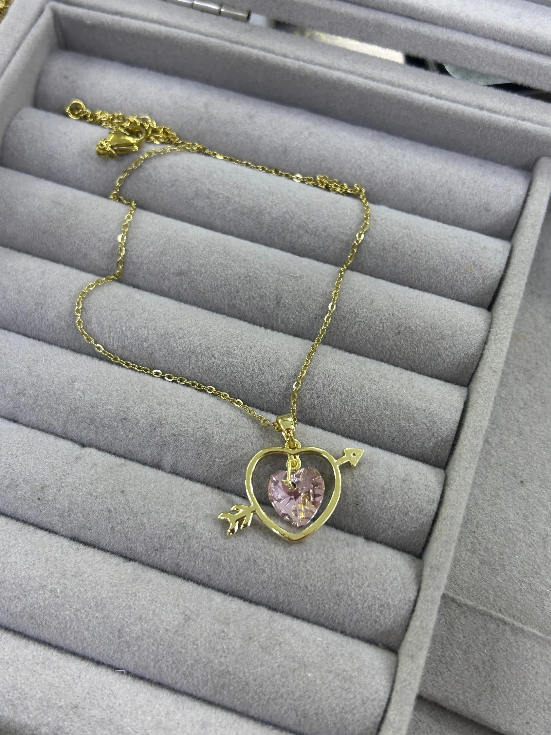 Çelik Pembe Eros Kolye Çelik Pembe Eros Kolye - Görsel 1