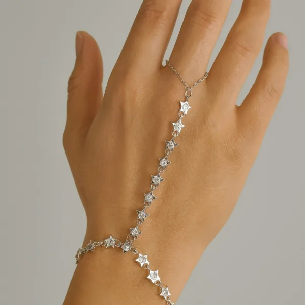 Çelik Gümüş Renk full Yıldız Şahmeran