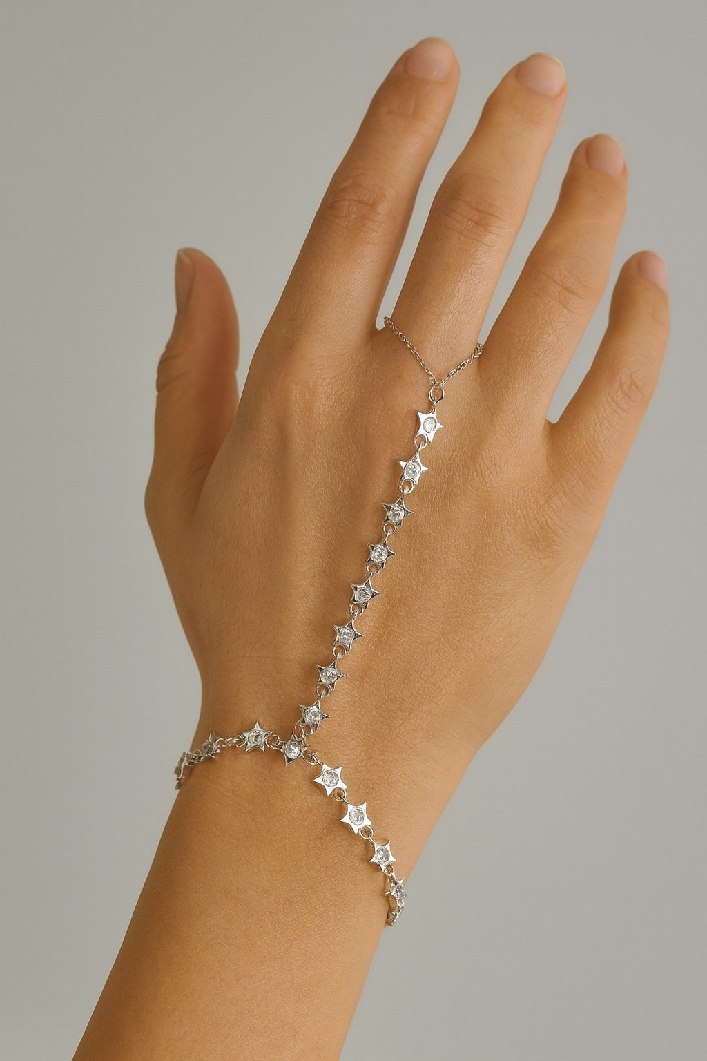 image_1950 Çelik Gümüş Renk full Yıldız Şahmeran - Görsel 1