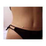 Kadın Mini Yıldızlı Bel Zinciri-vücut Kolyesi-vücut Takısı-aksesuar