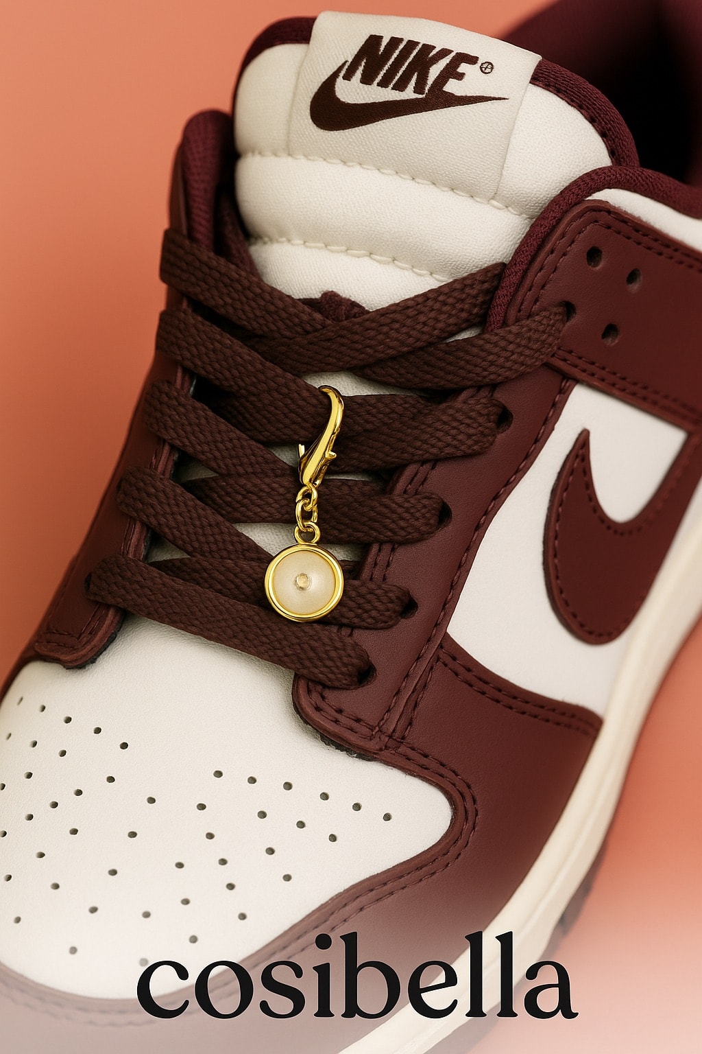 image_1950 Ayakkabı Charm Taşlı Krem - Görsel 1