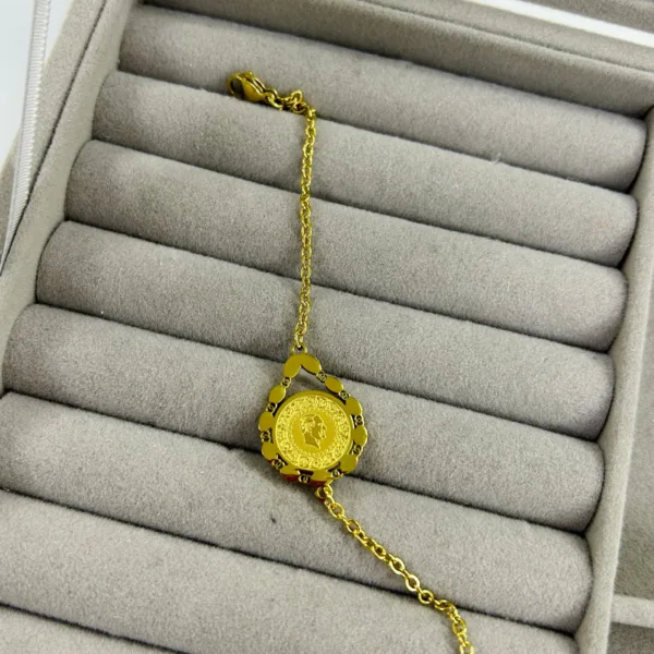 Çelik Çeyrek Bileklik