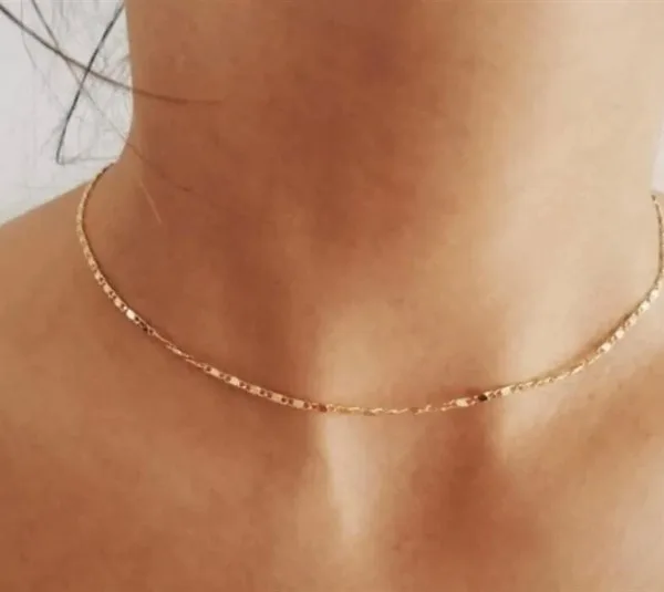 Altın Rengi Zincir Kolye