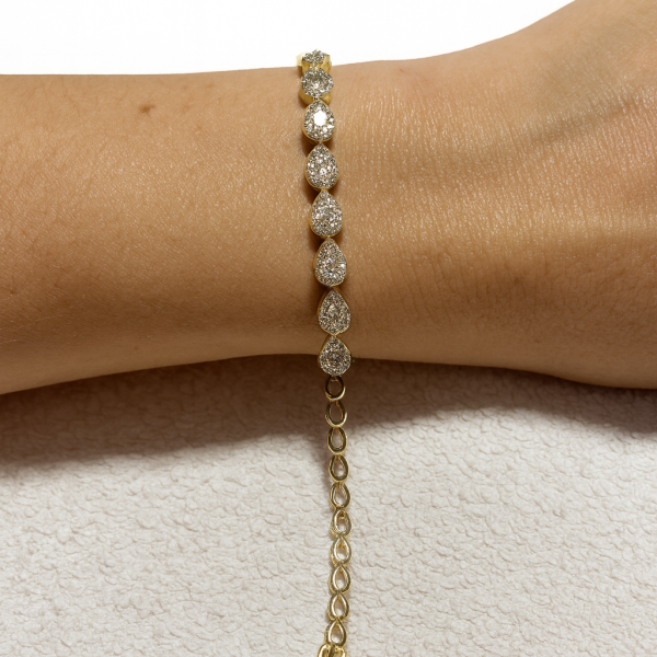 14K Altın Kaplama Bileklik