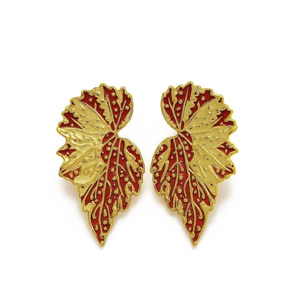 Hafif Kararmaz Yaprak Küpe