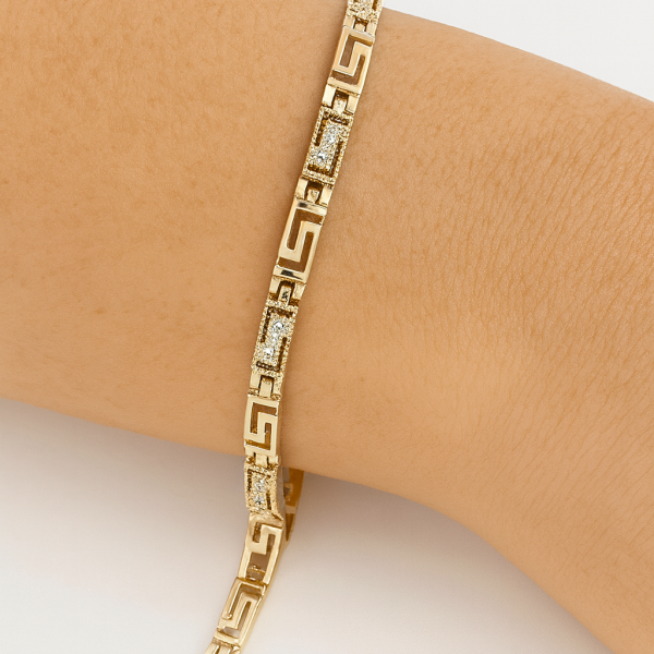 CM 14 K Altın Kaplama Bileklik