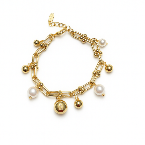 CM 14K Altın Kaplama Bileklik