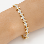 CM 14 K Altın Kaplama Bileklik