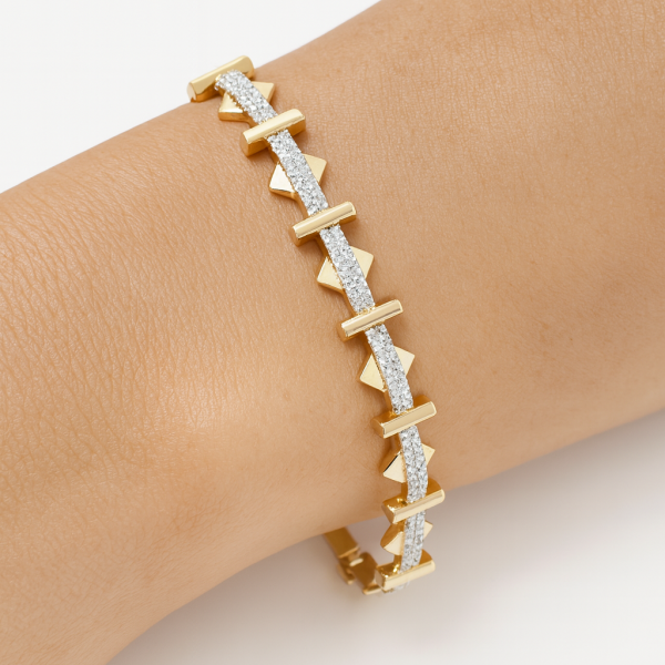 CM 14 K Altın Kaplama Bileklik