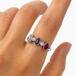 Vip 7 Element Gümüş Renk Yüzük