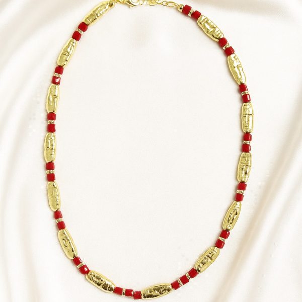 Vip Kırmızı Tasarım Kolye