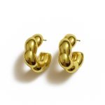 Hafif Kararmaz Halka Küpe