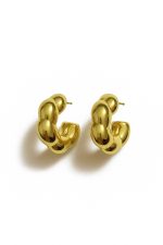 Hafif Kararmaz Halka Küpe