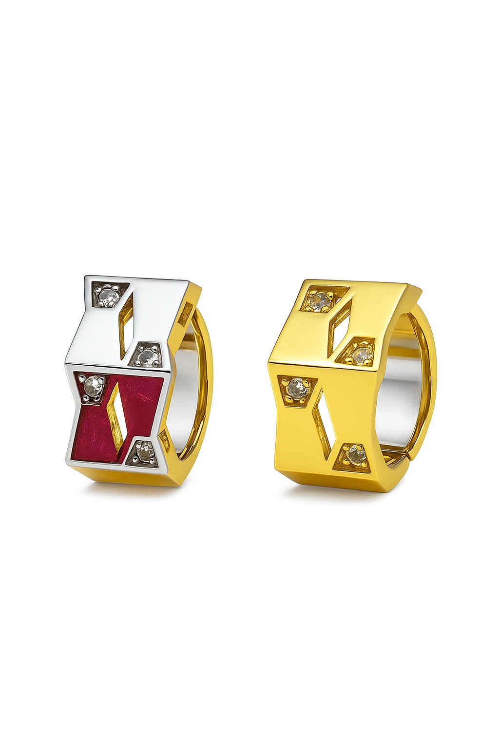 DD04D0BB-80A2-4BCF-851D-57EF1B2D7F06 Vip 2 Kullanım Gold Gümüş Küpe - Görsel 1