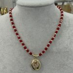 Vip Mercan Renk Küp Kapaklı Resim Konulabilen Anka Kuşu Kolye