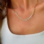 14K Altın Kaplama Arpa Kolye