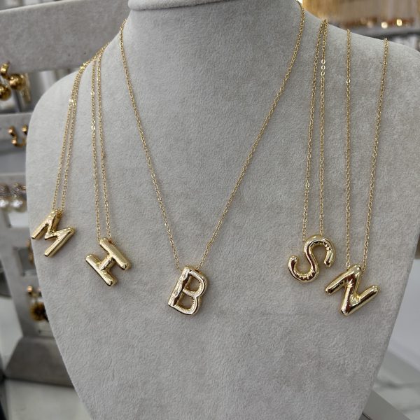 Gold Renk Harf Kolye