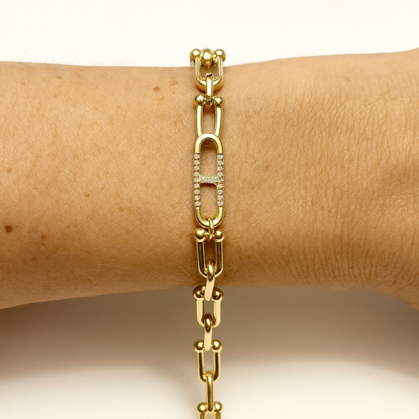 CM 14 K Altın Kaplama Bileklik