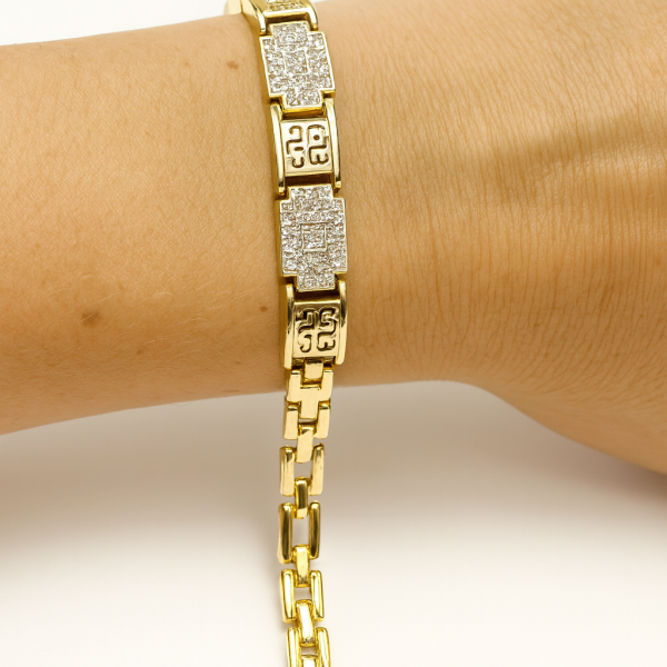 CM 14 K Altın Kaplama Bileklik