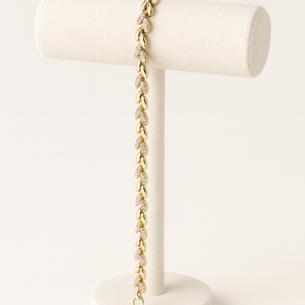 CM 14K Altın Kaplama Bileklik