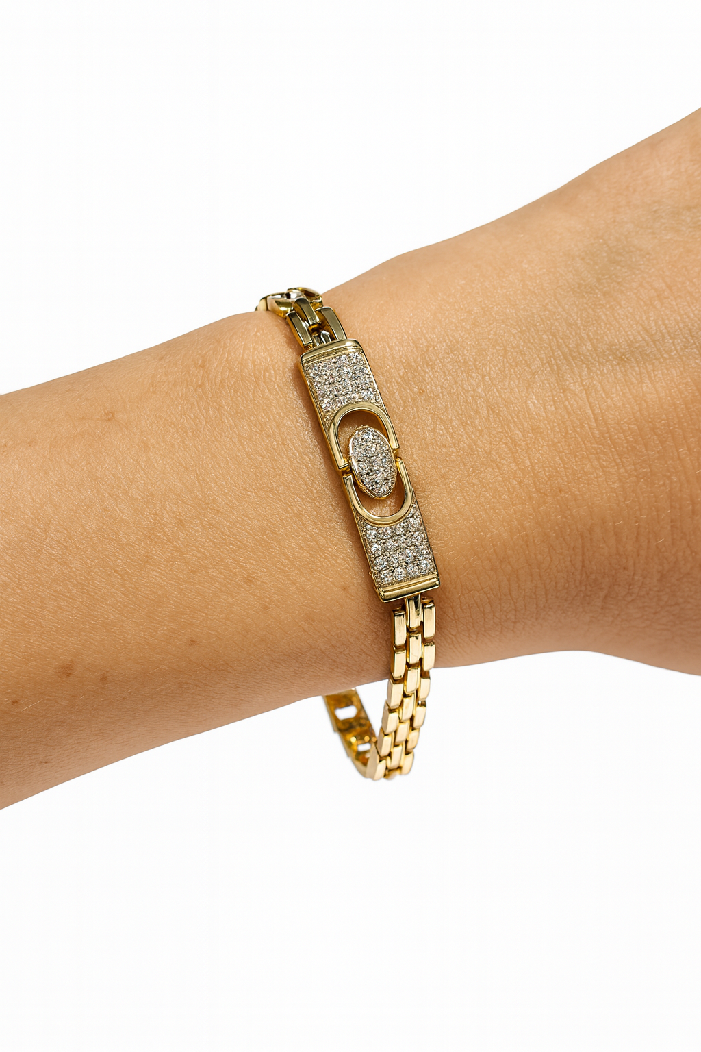 dbb8a387-59f5-4618-bc66-ef1ace94b6f6 Cm 14K Altın Kaplama Bileklik - Görsel 1