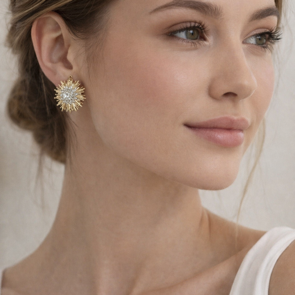 Xuping Taşlı Küpe