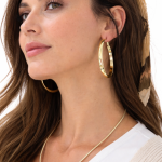 14K Orta Boy Kalın Küpe