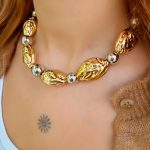 Vip Şeftali Tasarım Kolye